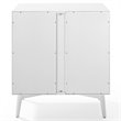 Pemberly Row Modern / Contemporary 2 Door Bar Cabinet in White