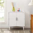 Pemberly Row Modern / Contemporary 2 Door Bar Cabinet in White