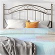 Pemberly Row Modern Full Queen Metal Spindle Headboard in Bronze