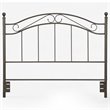Pemberly Row Modern Full Queen Metal Spindle Headboard in Bronze