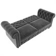 Pemberly Row Modern / Contemporary Tufted Sleeper Sofa in Gray