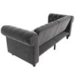 Pemberly Row Modern / Contemporary Tufted Sleeper Sofa in Gray