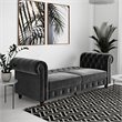 Pemberly Row Modern / Contemporary Tufted Sleeper Sofa in Gray