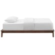 Pemberly Row Modern / Contemporary Twin Platform Bed in Walnut