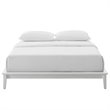 Pemberly Row Modern / Contemporary Full Platform Bed in White