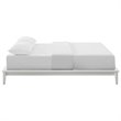 Pemberly Row Modern / Contemporary Full Platform Bed in White