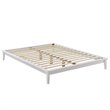 Pemberly Row Modern / Contemporary Full Platform Bed in White