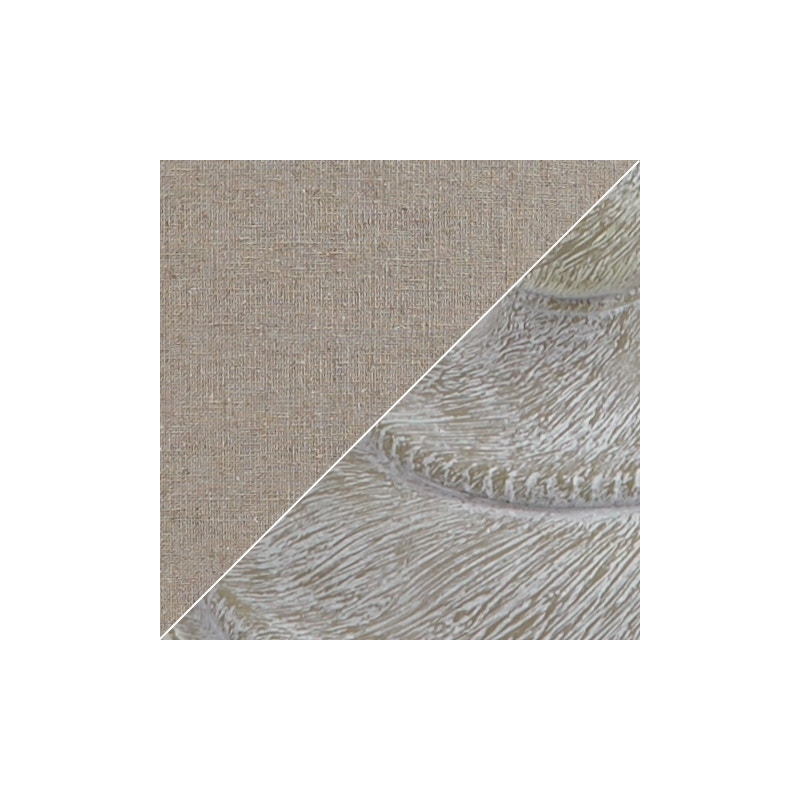 Pemberly Row Modern Resin Floor Lamp w/Fabric Shade in White Wash