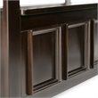 Pemberly Row Solid Wood Entryway Lift-Top Storage Bench in Hickory Brown