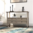 Pemberly Row Transitional Solid Wood Console Sofa Table - Distressed Gray