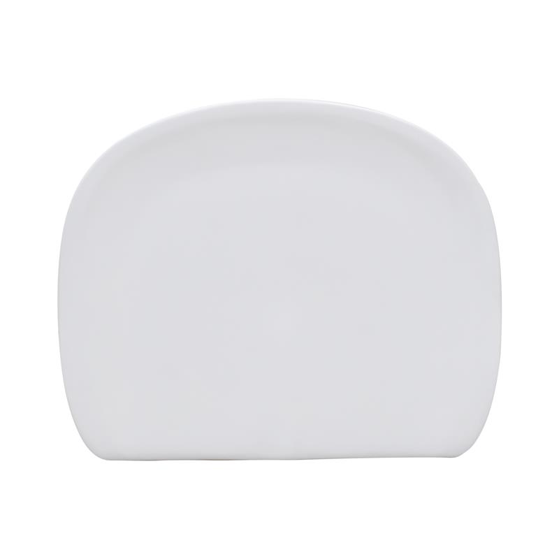 Pemberly Row Contemporary White Solid Acacia Wood Counter Stool