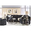 Pemberly Row Contemporary Transitional Rocker Recliner in Black