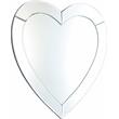 Pemberly Row Contemporary Transitional Heart Shaped Glass Mirror
