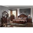 Pemberly Row Modern Traditional Wood Eastern King Bed in Walnut