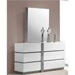 Pemberly Row 6-Drawer Engineered Wood Bedroom Dresser in White