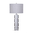 Pemberly Row Modern / Contemporary Crystal Table Lamp in Clear