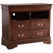 Pemberly Row Contemporary Transitional TV Stand in Cappuccino