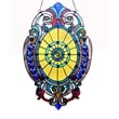 Pemberly Row Modern / Contemporary Tiffany-glass Window Panel 15x23