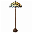 Pemberly Row Modern Tiffany-style 2 Light Floor Lamp 18