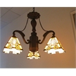 Pemberly Row Tiffany-style Mission 3 Light Mini Chandelier 22
