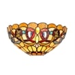 Pemberly Row Modern Tiffany-style 1 Light Wall Sconce 12