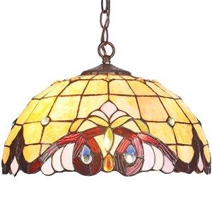 Pemberly Row Modern 2 Light Dark Bronze Ceiling Pendant 16&quot Wide