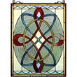 Pemberly Row Contemporary Tiffany-glass Window Panel 24