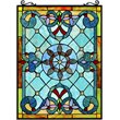 Pemberly Row Modern Tiffany-style Design Window Panel 18
