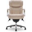 Pemberly Row Modern Quilted Fabric Executive Office Chair Cream