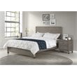 Pemberly Row Modern Solid Wood Full Platform Bed in Driftwood Gray