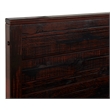 Pemberly Row Contemporary Solid Wood King Platform Bed in Walnut