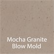 Pemberly Row Adjustable H-D Plastic Blow-Molded Folding Table - Mocha Brown