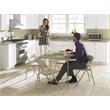 Pemberly Row 5-Piece Folding Dining Set with 34