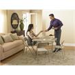 Pemberly Row 5-Piece Folding Dining Set with 34