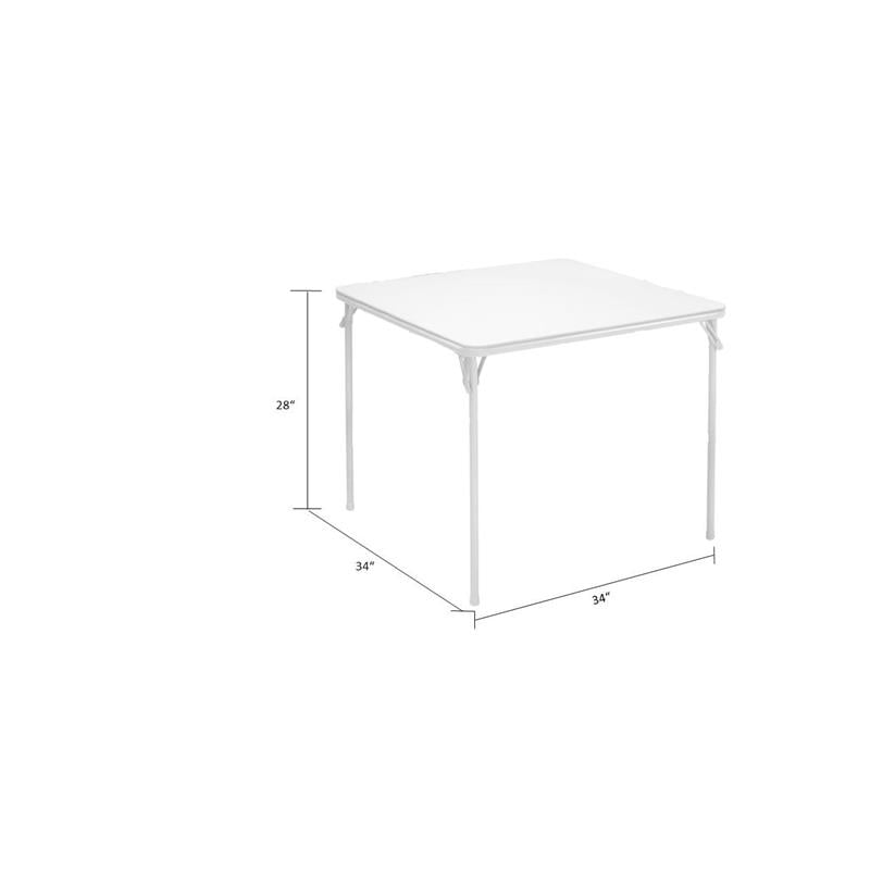 Pemberly Row 5-Piece Folding Dining Set with 34