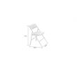 Pemberly Row 5-Piece Folding Dining Set with 34