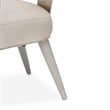 Pemberly Row Modern Dining Arm Chair in Moonlight Gray - Set of 2