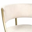 Pemberly Row 25in. Counter-Height Metal Bar Stool with Back- Antique Brass