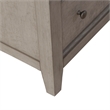 Pemberly Row Ivy Hollow 3 Drawer Bedside Chest w/ Charging Station