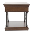 Pemberly Row Modern / Contemporary Drawer End Table in Brown