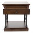 Pemberly Row Modern / Contemporary Drawer End Table in Brown