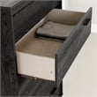 Pemberly Row Contemporary Transitional Chest in Gray Finish Oak