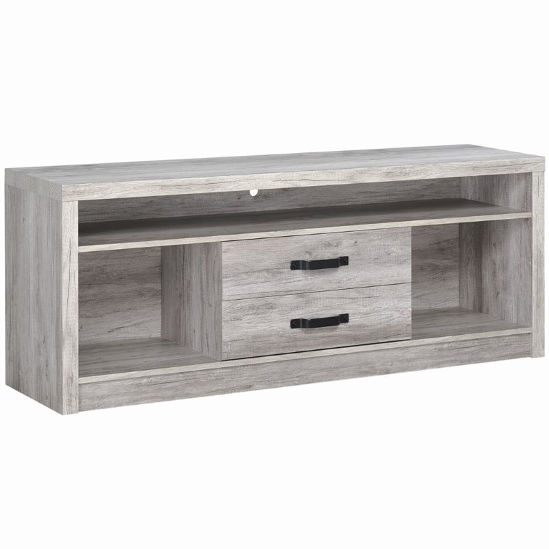 Pemberly Row 2-drawer Wood TV Console for TVs up to 65