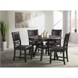 Pemberly Row Modern Standard Height Faux Leather Side Chair Set