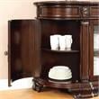 Pemberly Row Modern Wood Multi-Storage Buffet in Brown Cherry