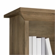 Pemberly Row 60W Hutch for L Shaped Desk in Reclaimed Pine - Engineered Wood