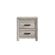 Pemberly Row Modern / Contemporary 2-Drawer Nightstand in White