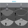 Pemberly Row Invisible Motion Activated Wall/Ceiling SMART LED Light - Black