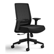 Pemberly Row Modern / Contemporary Basic Task Chair in Black