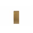 Pemberly Row Contemporary Metal Pedestal Set in Brushed Brass